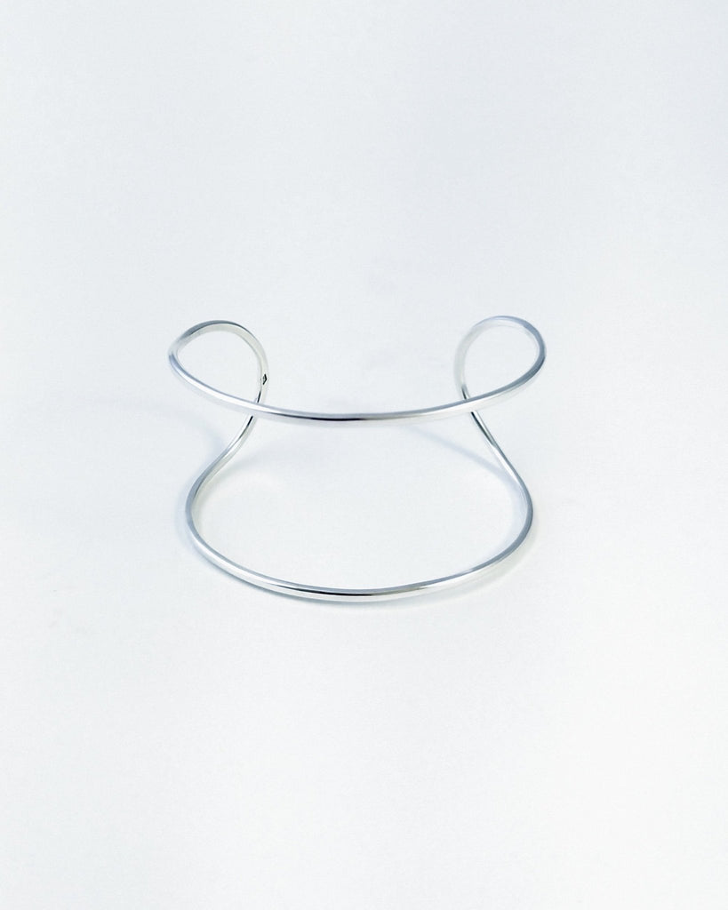 Bracelet jonc ouvert argent femme Tefnout - 9 Pensées