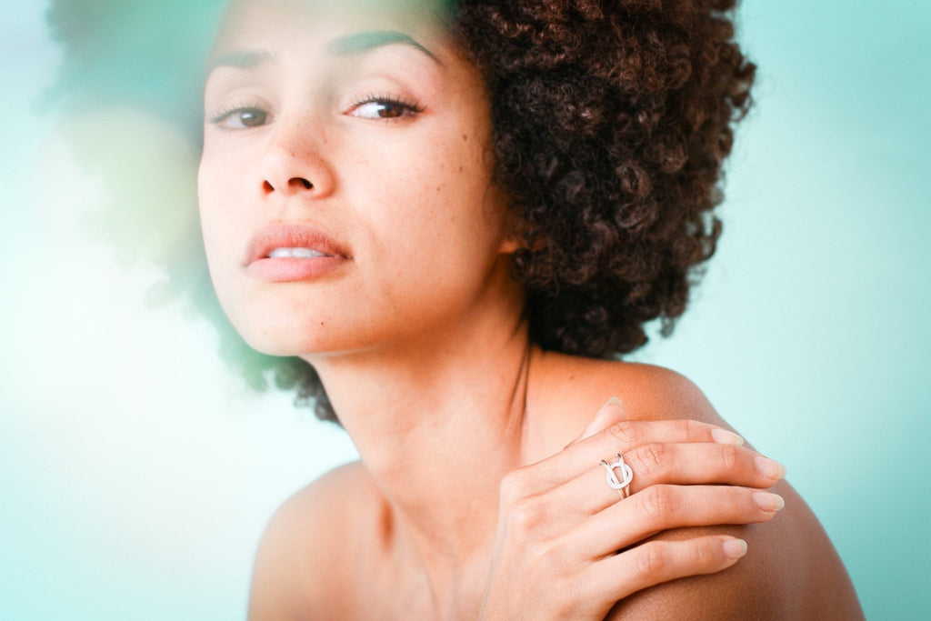Bague argent breloque bulle/coeur Tiamat - 9 Pensées