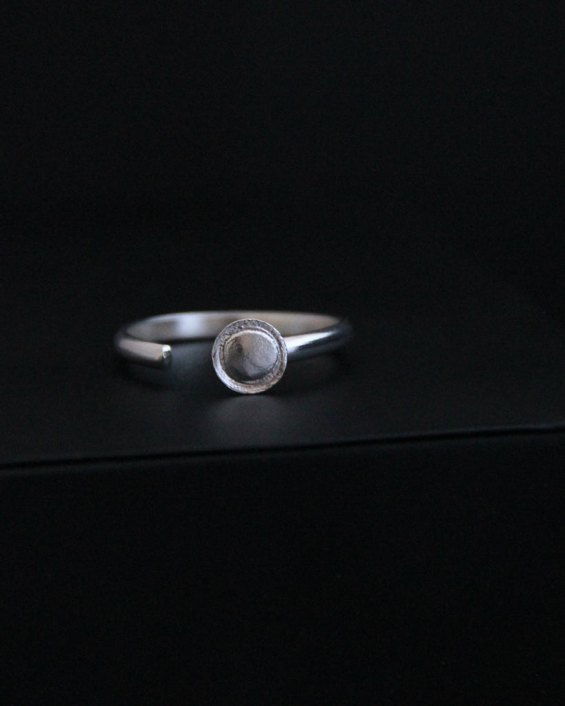 Bague argent réglable Ayaba - 9 Pensées