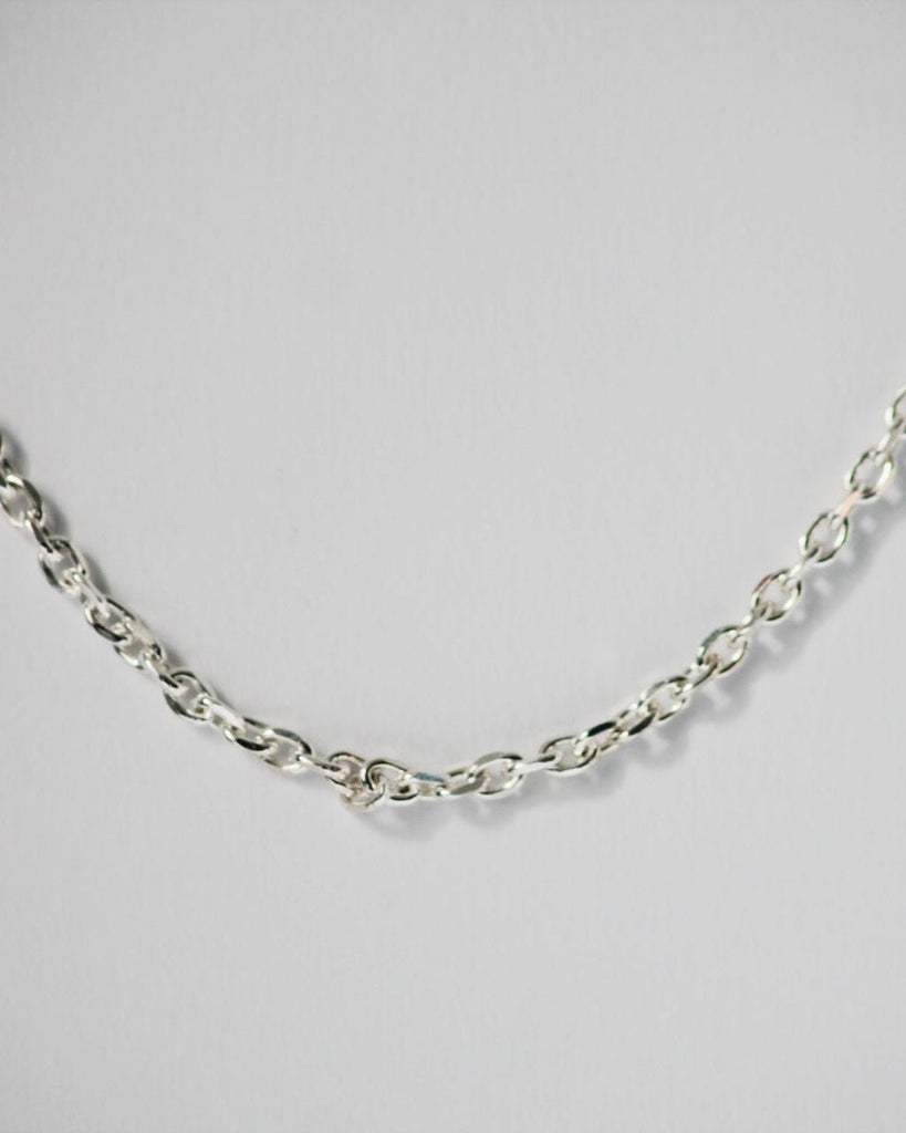 Chaîne forçat argent 925 - 9 Pensées