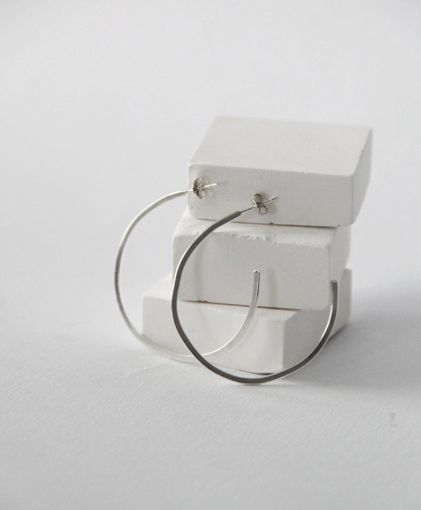 Créoles argent moyenne Téthys - 9 Pensées