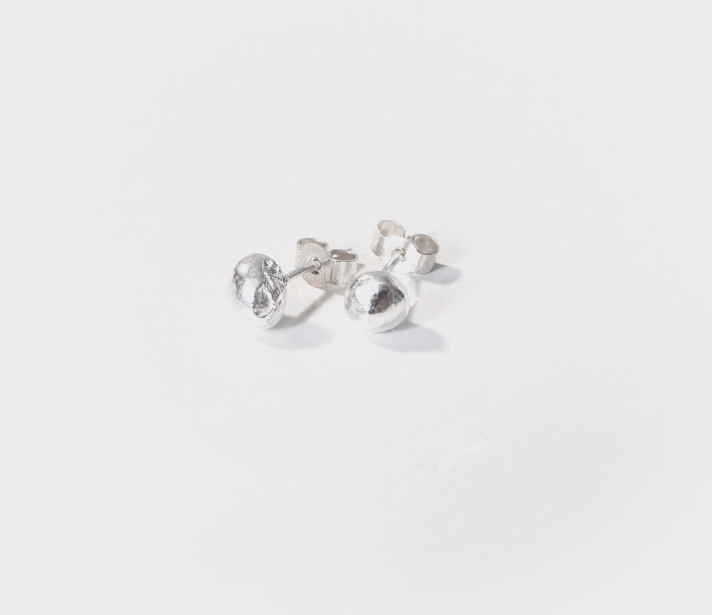 Boucles d'oreilles argent femme argent 925 recyclé - 9 Pensées