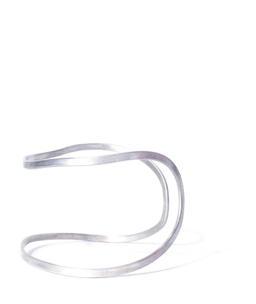 Bracelet jonc ouvert argent femme Tefnout - 9 Pensées