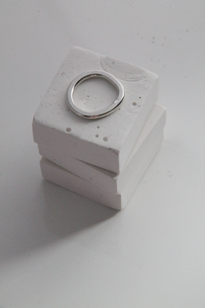 bague Ino XL argent 925 irrégulière unique imparfaite artisanale