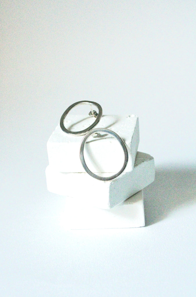 Boucle d oreille femme argent Nabia XL - 9 Pensées