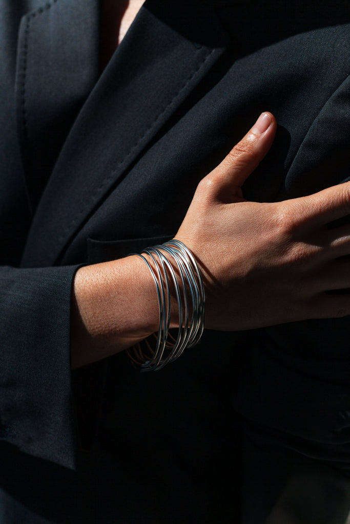 Bracelet argent Athi - 9 Pensées