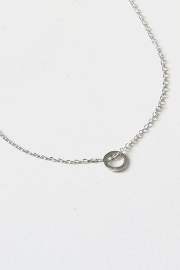 Collier fin petite bulle argent - 9 Pensées